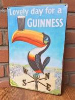 Guinness Bier Metalen Reclamebord Bar Retro Reclame mancave, Verzamelen, Biermerken, Verzenden, Nieuw, Reclamebord, Plaat of Schild