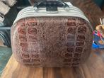 Beautycase / Kapperskoffer, Gebruikt, Bruin, Ophalen of Verzenden, Met slot