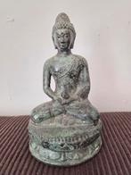 Handgegoten bronzen boeddha  - meditatie - rust, Ophalen of Verzenden, Gebruikt