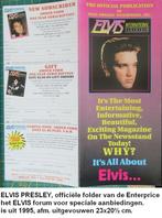 ELVIS PRESLEY, officiële folder van het ELVIS FORUM 1995, Ophalen of Verzenden, Nieuw, Boek, Tijdschrift of Artikel