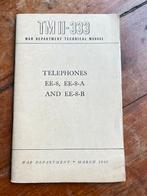 WO2 Amerikaans voorschrift EE-8 veldtelefoon field telephone, Verzamelen, Amerika, Boek of Tijdschrift, Landmacht, Verzenden