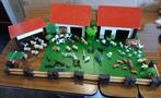 Speelgoed boerderij vintage met losse onderplaten 55 dieren, Kinderen en Baby's, Speelgoed | Houten speelgoed, Ophalen of Verzenden
