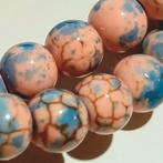 Streng  Roze gevlekte Howliet natuursteen kralen 7.5 mm, Ophalen, Nieuw, Kraal