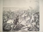 ca1840 ets Napoleon Bataille de Fleurus Révolution Française, Antiek en Kunst, Kunst | Etsen en Gravures, Ophalen of Verzenden