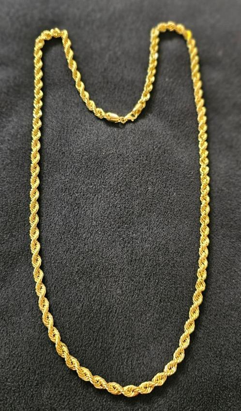 Rope chain 14k goud - gold, Sieraden, Tassen en Uiterlijk, Kettingen, Nieuw, Goud, Goud, Ophalen of Verzenden