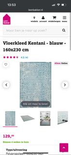 Mooi kentani vloerkleed/ tapijt 160x230, Huis en Inrichting, Blauw, Rechthoekig, Ophalen of Verzenden, Zo goed als nieuw