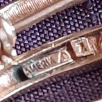 Broche Goud op Zilver met Zirkoon, Sieraden, Tassen en Uiterlijk, Broches, Verzenden, Gebruikt, Goud, Zilver