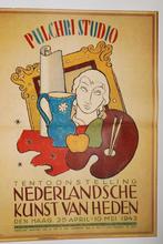 Affiche Pulchri Studio kunst in de oorlog | Heruitgave 1994, Zo goed als nieuw, Verzenden, Amsterdam, Nederland