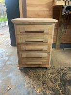 licht eiken ladekastje 50x35x70 onbehandeld, Antiek en Kunst, Ophalen