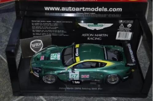 1:18 Aston Martin DBR9 #57 Brabham Sebring Autoart 80508 WRH, Hobby en Vrije tijd, Modelauto's | 1:18, Zo goed als nieuw, Auto