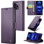 CaseMe Luxe Wallet Case voor Xiaomi Redmi Note 12 Pro _Paars, Verzenden, Nieuw, Hoesje of Tasje