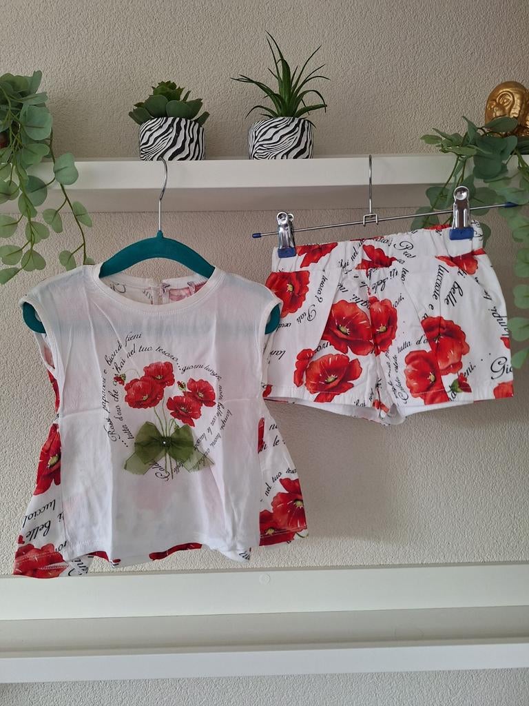 Monnalisa Setje - Maat 2 Jaar, Kinderen en Baby's, Ophalen of Verzenden, Zo goed als nieuw, Monnalisa, Meisje