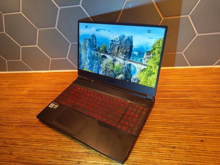 MSI gl65 leopard RTX gaming laptop, Computers en Software, Windows Laptops, Gebruikt, 15 inch, SSD, Onbekend, 16 GB, Qwerty, Met videokaart