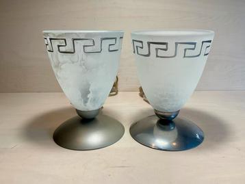 TWEE Licht’88 tafellamp Griekse rand hoogte 16 cm beschikbaar voor biedingen