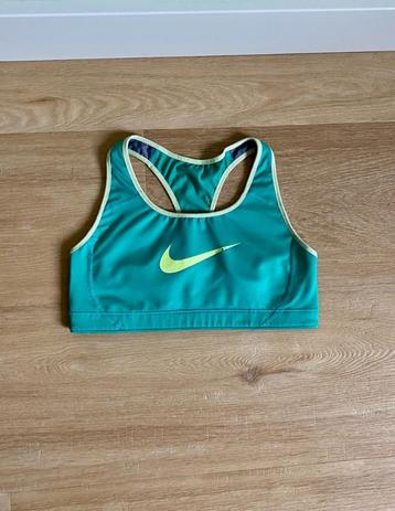 Z.g.a.n. Sport BH / sport top van Nike, groen, maat S beschikbaar voor biedingen