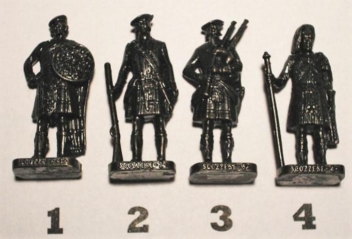 43br-Ferrero kinder surprise metal SCOZZESE schotten serie 2, Verzamelen, Verrassingseieren, Zo goed als nieuw, Overige typen