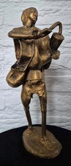 Beeld Afrikaanse man met Instrument, Ophalen of Verzenden