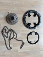 Shimano Dura Ace R9100 bladen 53 39 + cassette 11/30, Ophalen of Verzenden, Zo goed als nieuw, Overige typen