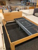 auping auronde seniorenhoogte met hoog achterbord, Wit, Tweepersoons, Ophalen of Verzenden, 200 cm