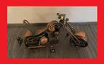 Metalen motor chopper metaal decoratie vintage jongen kamer, Ophalen of Verzenden, Nieuw, Overige merken