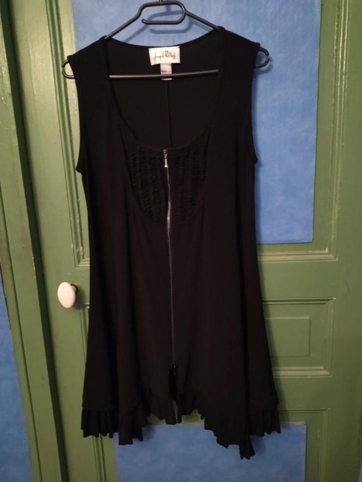 Joseph Ribkoff top / tuniek / jurk, Kleding | Dames, Tops, Zo goed als nieuw, Maat 38/40 (M), Zwart, Zonder mouw, Ophalen of Verzenden