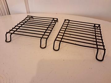 Vintage Metalen Onderzetters - Set van 2 beschikbaar voor biedingen