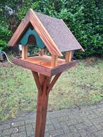 Vogelvoederhuisje op paal, Tuin en Terras, Vogelhuisjes en Vogelbaden, Ophalen of Verzenden, Gebruikt
