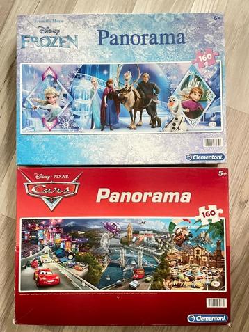 4 kinderpuzzels Frozen, Cars, Big Hero 6 beschikbaar voor biedingen