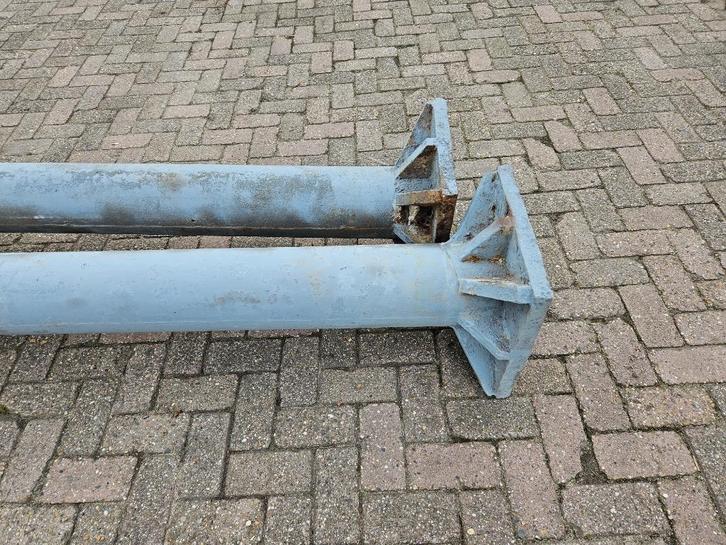 Grote zware antieke pilaren / palen. Totaal Lang ca 2.28 m, Huis en Inrichting, Woonaccessoires | Zuilen en Pilaren, Gebruikt