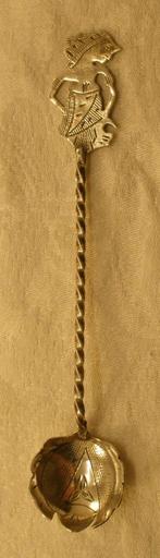 Antiek zilveren Djokja lepeltje, Antiek en Kunst, Ophalen of Verzenden, Zilver