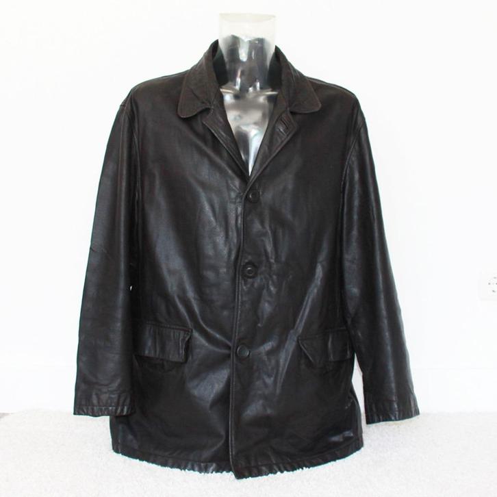 Zeer Mooie Soepele Leren Arma Heren Jas* (Maat 56) € 110,-, Kleding | Heren, Jassen | Winter, Zo goed als nieuw, Maat 56/58 (XL)
