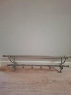 Metalen kapstok, haken zijn te verschuiven op de stang., Huis en Inrichting, Woonaccessoires | Kapstokken, Zo goed als nieuw, Minder dan 100 cm