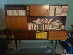 Vintage mid century Highboard Kast - in Redelijk goede Staat, Ophalen
