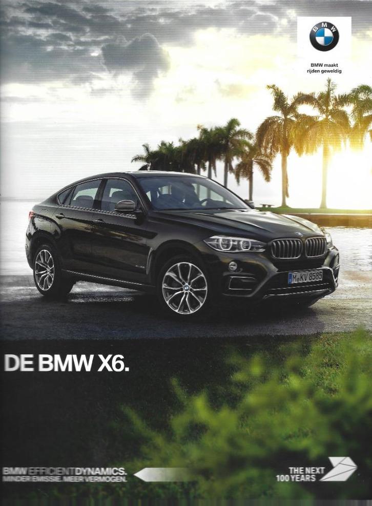 Brochure BMW X6 2017, Boeken, Auto's | Folders en Tijdschriften, Zo goed als nieuw, BMW, Ophalen of Verzenden