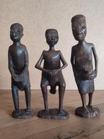 Afrikaanse houten beeldjes oud Afrika Kenia, Antiek en Kunst, Kunst | Niet-Westerse kunst, Ophalen of Verzenden