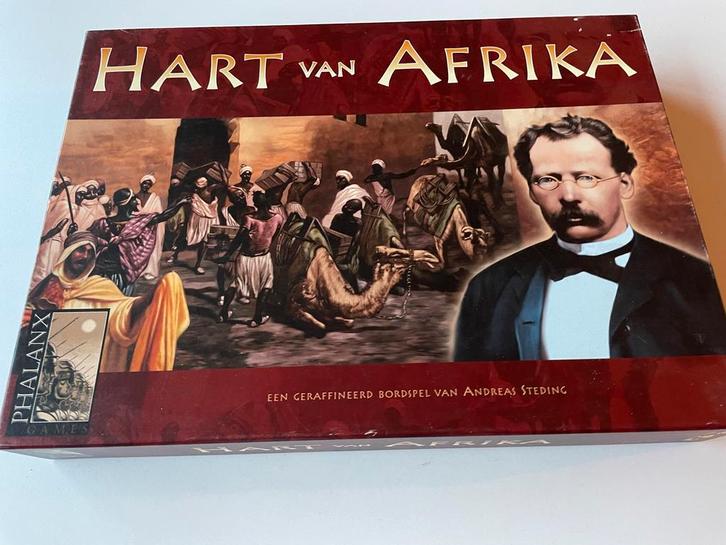 Hart van Afrika Bordspel - Phalanx Games, Hobby en Vrije tijd, Gezelschapsspellen | Bordspellen, Gebruikt, Drie of vier spelers