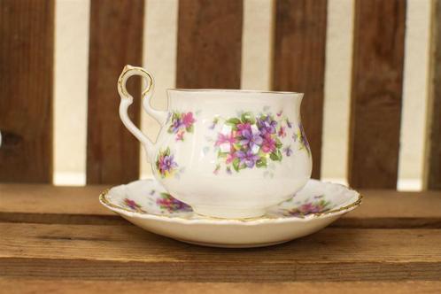 Royal Albert porseleinen kop en schotel 45364, Huis en Inrichting, Keuken | Servies, Gebruikt, Kop(pen) en/of Schotel(s), Overige stijlen