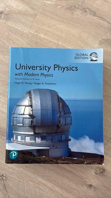 University Physics with Modern Physics 15e edition English beschikbaar voor biedingen