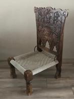 Antiek houten Traditional Oriental Low Chair stoel, Ophalen