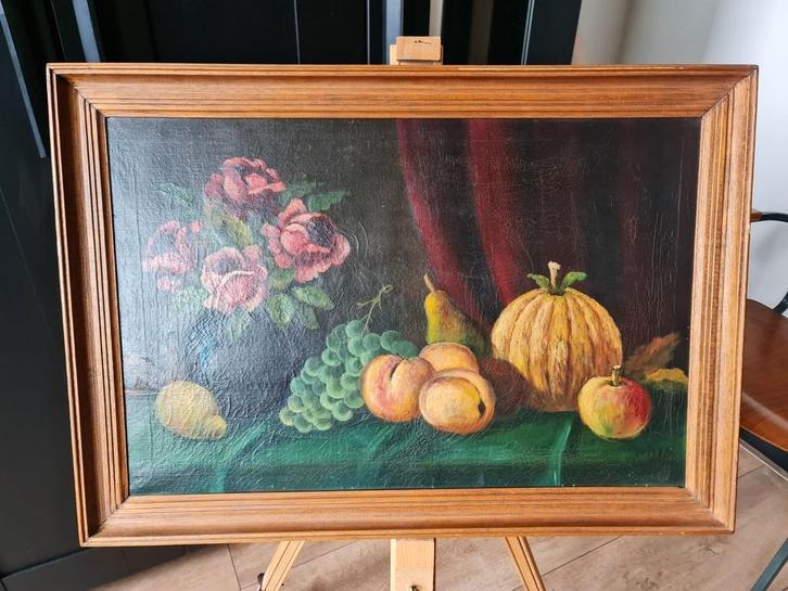 Prachtig Stilleven schilderij, Antiek en Kunst, Kunst | Schilderijen | Klassiek, Ophalen of Verzenden