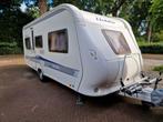 Hobby 495 UK - Perfecte 6 pers. familiecaravan!, Caravans en Kamperen, Hobby, 6 tot 7 meter, Tot en met 6, Dwarsbed