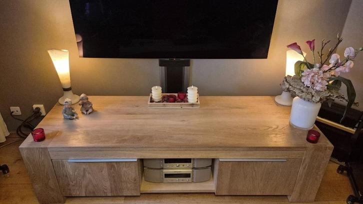 Goossens Quint, Huis en Inrichting, Kasten | Dressoirs, Gebruikt, 150 tot 200 cm, 50 tot 75 cm, Met deur(en), Eikenhout, Ophalen