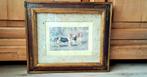 Basset Artésien Norman d'Artois - Franse Basset 44x38 cm, Ophalen of Verzenden, Print, Minder dan 50 cm