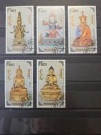 003) Boeddhabeelden Mongolië, Postzegels en Munten, Postzegels | Thematische zegels, Ophalen of Verzenden, Gestempeld, Overige thema's