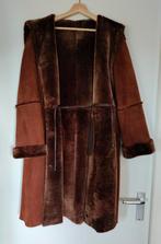 Lammy coat maat 42 met capuchon - L bontjas, Kleding | Dames, Ophalen of Verzenden, Zo goed als nieuw, Maat 42/44 (L), Bruin