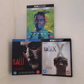 Saw Complete Collectie Blu-Ray + 4K (Gedeeltelijk) beschikbaar voor biedingen