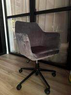 By Fonq bureaustoel - Velvet - Donkergrijs - Nieuw €189, Huis en Inrichting, Bureaustoelen, Ophalen, Zo goed als nieuw, Grijs