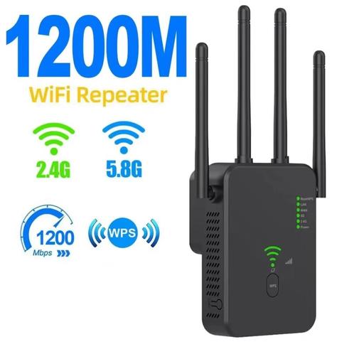 Nieuwe Ultra WiFi Versterker - 1200 Mbps - WiFi Repeater - W, Muziek en Instrumenten, Licht en Laser, Nieuw, Licht, Geluidgestuurd