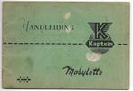 Kaptein Mobylette Handleiding 1963 (6161z), Ophalen of Verzenden, Gebruikt