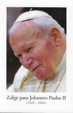 A8 prentje paus Johannes Paulus II, Verzamelen, Religie, Ophalen of Verzenden, Zo goed als nieuw